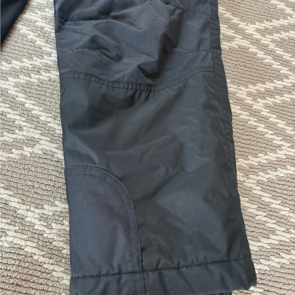 32 degrees Kids Black Snow Bib Pants with Adjustable Suspenders